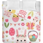 Cute Easter Bunny, Koteto, Animal, Baby Duvet Cover Double Side (King Size)