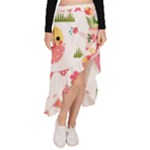 Cute Easter Bunny, Koteto, Animal, Baby Asymmetrical Ruffle Hem Skirt 