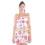 Cute Easter Bunny, Koteto, Animal, Baby Scoop Neck Skater Dress