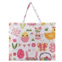 Zipper Large Tote Bag 