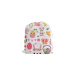 Cute Easter Bunny, Koteto, Animal, Baby Drawstring Pouch (XS)