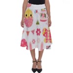 Cute Easter Bunny, Koteto, Animal, Baby Perfect Length Midi Skirt