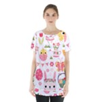 Cute Easter Bunny, Koteto, Animal, Baby Skirt Hem Sports Top