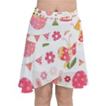 Cute Easter Bunny, Koteto, Animal, Baby Chiffon Wrap Front Skirt