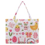 Cute Easter Bunny, Koteto, Animal, Baby Zipper Medium Tote Bag