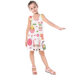 Kids  Sleeveless Dress 