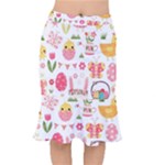 Cute Easter Bunny, Koteto, Animal, Baby Short Mermaid Skirt