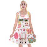 Cute Easter Bunny, Koteto, Animal, Baby Reversible Velvet Sleeveless Dress