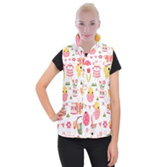 Cute Easter Bunny, Koteto, Animal, Baby Women s Button Up Vest from ArtsNow.com