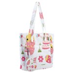 Cute Easter Bunny, Koteto, Animal, Baby Everyday Shoulder Bag with Pouch Bag