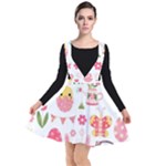 Cute Easter Bunny, Koteto, Animal, Baby Plunge Pinafore Dress