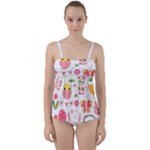 Cute Easter Bunny, Koteto, Animal, Baby Twist Front Tankini Set