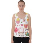 Cute Easter Bunny, Koteto, Animal, Baby Velvet Tank Top