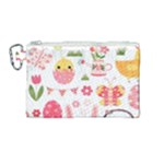 Cute Easter Bunny, Koteto, Animal, Baby Canvas Cosmetic Bag (Medium)