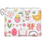 Cute Easter Bunny, Koteto, Animal, Baby Canvas Cosmetic Bag (XXL)