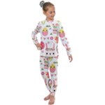 Cute Easter Bunny, Koteto, Animal, Baby Kids  Long Sleeve Set 