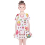 Cute Easter Bunny, Koteto, Animal, Baby Kids  Simple Cotton Dress