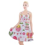 Cute Easter Bunny, Koteto, Animal, Baby Halter Party Swing Dress 