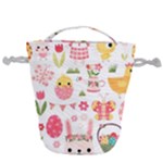 Cute Easter Bunny, Koteto, Animal, Baby Drawstring Bucket Bag