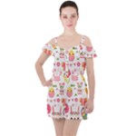 Cute Easter Bunny, Koteto, Animal, Baby Ruffle Cut Out Chiffon Playsuit