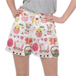 Cute Easter Bunny, Koteto, Animal, Baby Women s Ripstop Shorts