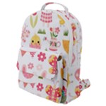 Cute Easter Bunny, Koteto, Animal, Baby Flap Pocket Backpack (Small)