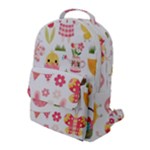 Cute Easter Bunny, Koteto, Animal, Baby Flap Pocket Backpack (Large)