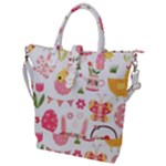 Cute Easter Bunny, Koteto, Animal, Baby Buckle Top Tote Bag