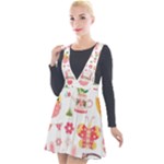 Cute Easter Bunny, Koteto, Animal, Baby Plunge Pinafore Velour Dress