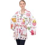 Cute Easter Bunny, Koteto, Animal, Baby Long Sleeve Velvet Kimono 