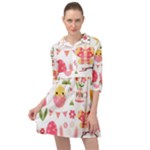 Cute Easter Bunny, Koteto, Animal, Baby Mini Skater Shirt Dress