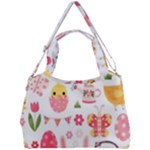 Cute Easter Bunny, Koteto, Animal, Baby Double Compartment Shoulder Bag