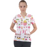 Cute Easter Bunny, Koteto, Animal, Baby Short Sleeve Zip Up Jacket