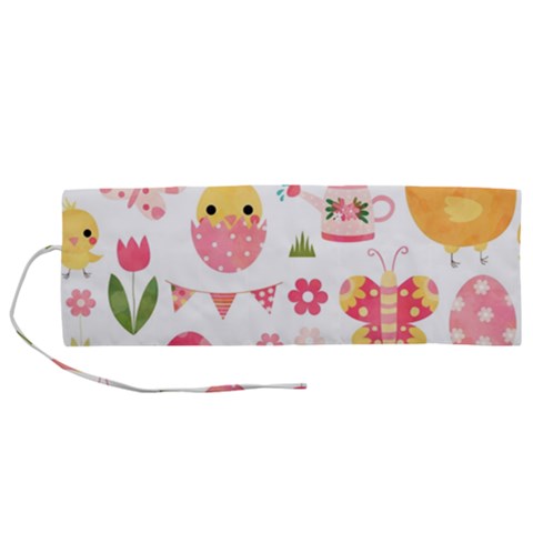 Cute Easter Bunny, Koteto, Animal, Baby Roll Up Canvas Pencil Holder (M) from ArtsNow.com