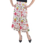 Cute Easter Bunny, Koteto, Animal, Baby Midi Mermaid Skirt