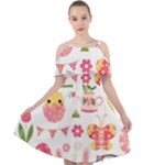 Cute Easter Bunny, Koteto, Animal, Baby Cut Out Shoulders Dress