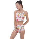 Cute Easter Bunny, Koteto, Animal, Baby Summer Cropped Co-Ord Set