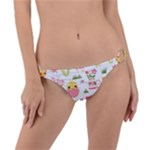 Cute Easter Bunny, Koteto, Animal, Baby Ring Detail Bikini Bottoms