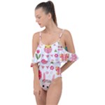 Cute Easter Bunny, Koteto, Animal, Baby Drape Piece Swimsuit