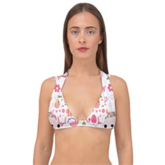 Double Strap Halter Bikini Top 