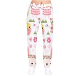 Cute Easter Bunny, Koteto, Animal, Baby Women Velvet Drawstring Pants