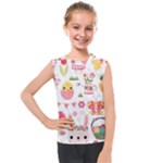 Cute Easter Bunny, Koteto, Animal, Baby Kids  Mesh Tank Top