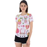 Cute Easter Bunny, Koteto, Animal, Baby Back Cut Out Sport T-Shirt