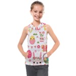 Cute Easter Bunny, Koteto, Animal, Baby Kids  Sleeveless Hoodie