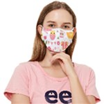 Cute Easter Bunny, Koteto, Animal, Baby Fitted Cloth Face Mask (Adult)