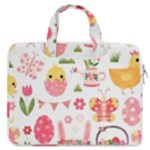 Cute Easter Bunny, Koteto, Animal, Baby MacBook Pro 15  Double Pocket Laptop Bag 