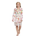 Kids  Long Sleeve Velvet Lounge Robe 