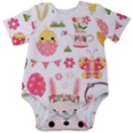 Cute Easter Bunny, Koteto, Animal, Baby Baby Short Sleeve Bodysuit