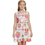 Cute Easter Bunny, Koteto, Animal, Baby Kids  Sleeveless Tiered Mini Dress