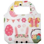 Cute Easter Bunny, Koteto, Animal, Baby Foldable Grocery Recycle Bag